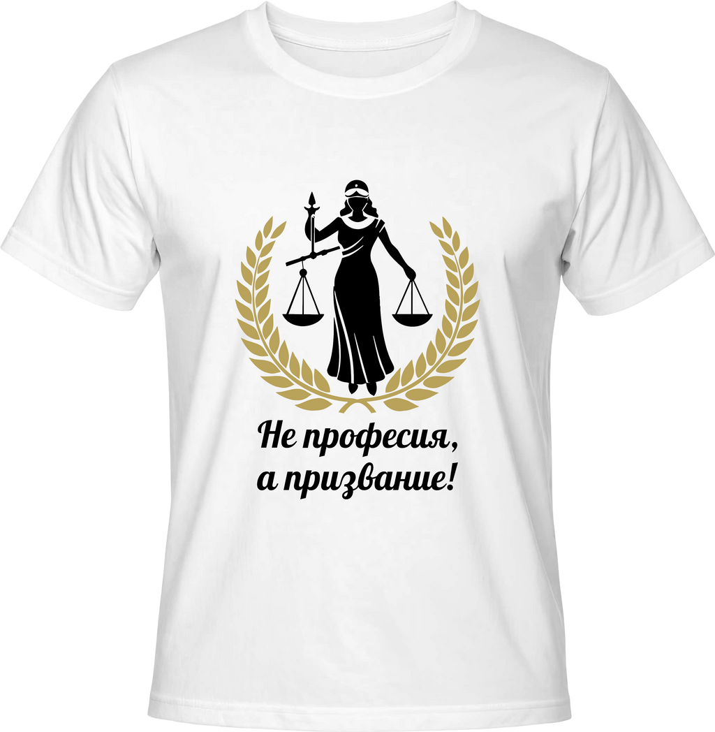 Тениска Адвокат - Не професия, а призвание!
