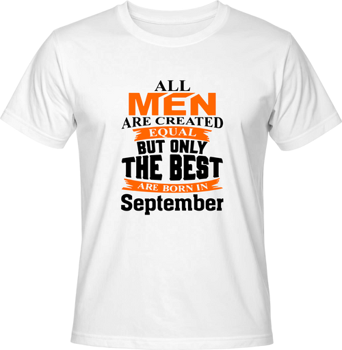 Тениска All men are created equal...