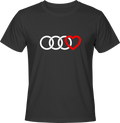 Тениска Audi сърце