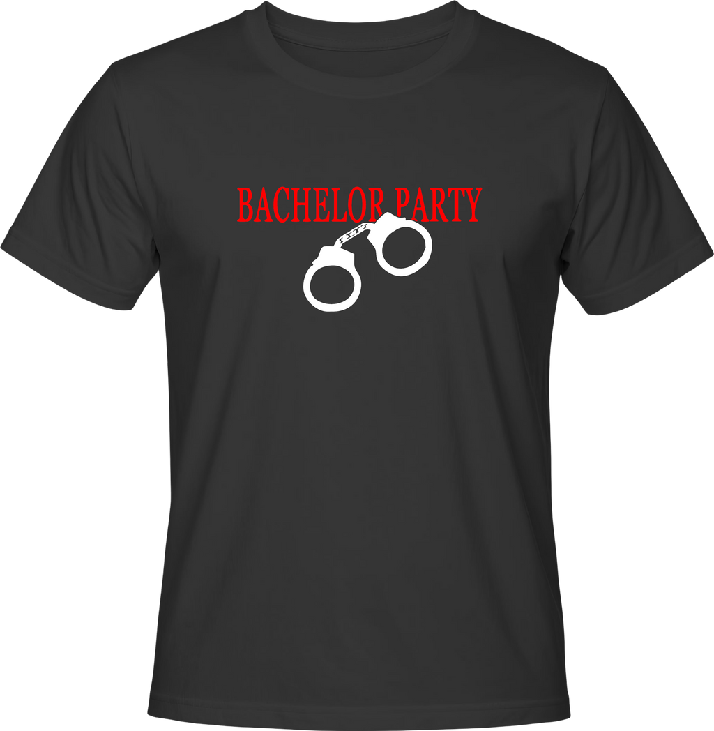 Тениска Bachelor Party - белезници