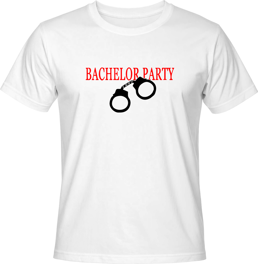 Тениска Bachelor Party - белезници
