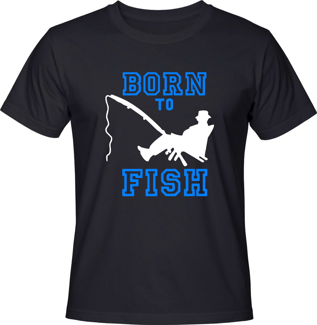 Тениска Born to Fish