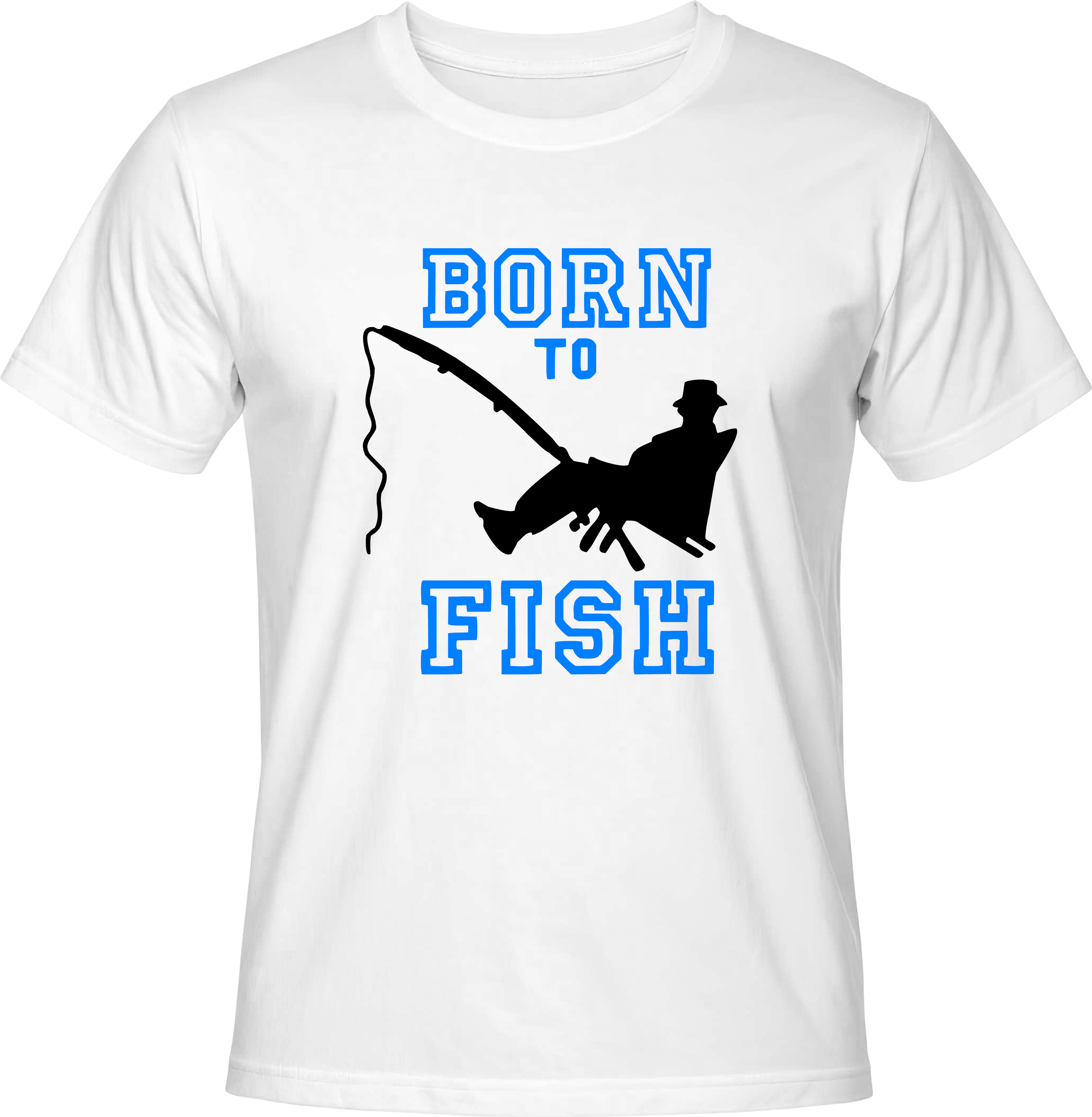 Тениска Born to Fish