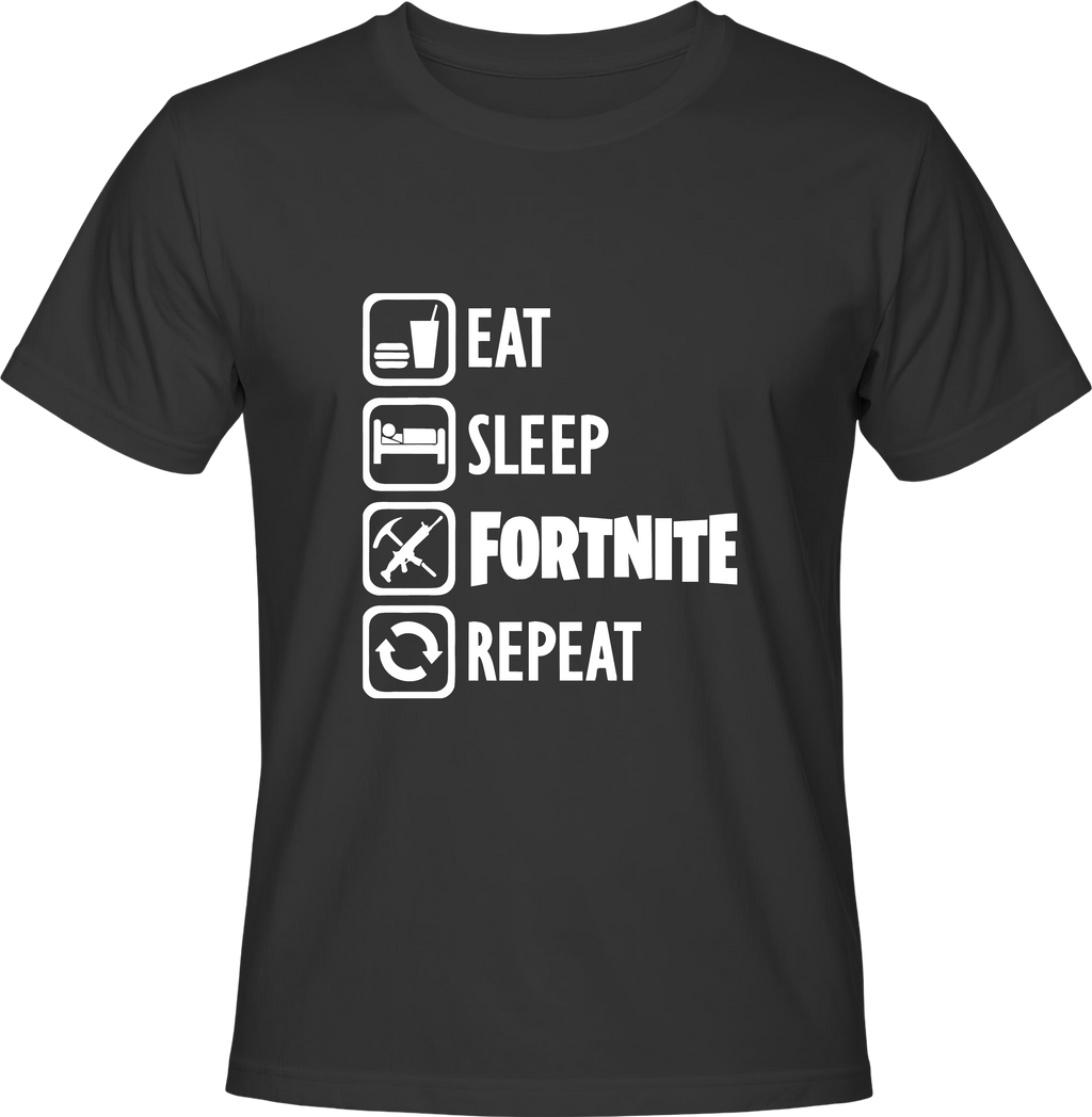 Тениска Eat, Sleep, FORTNITE, Repeat