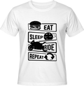 Тениска Eat, Sleep, RIDE, Repeat