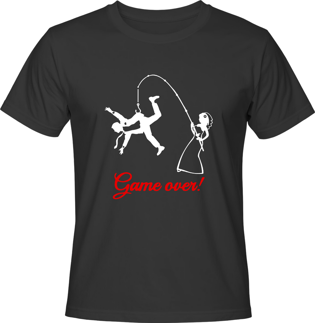 Тениска Game OVER (въдица)