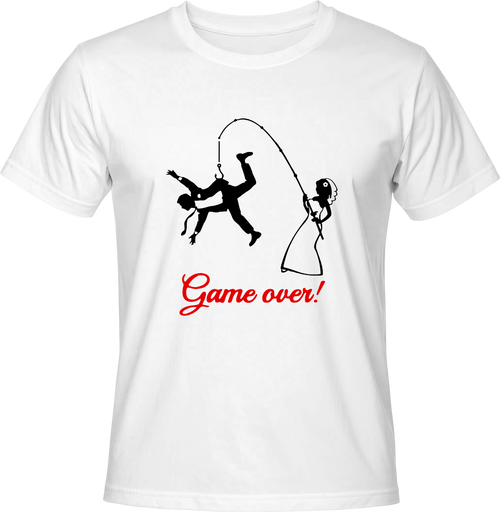 Тениска Game OVER (въдица)