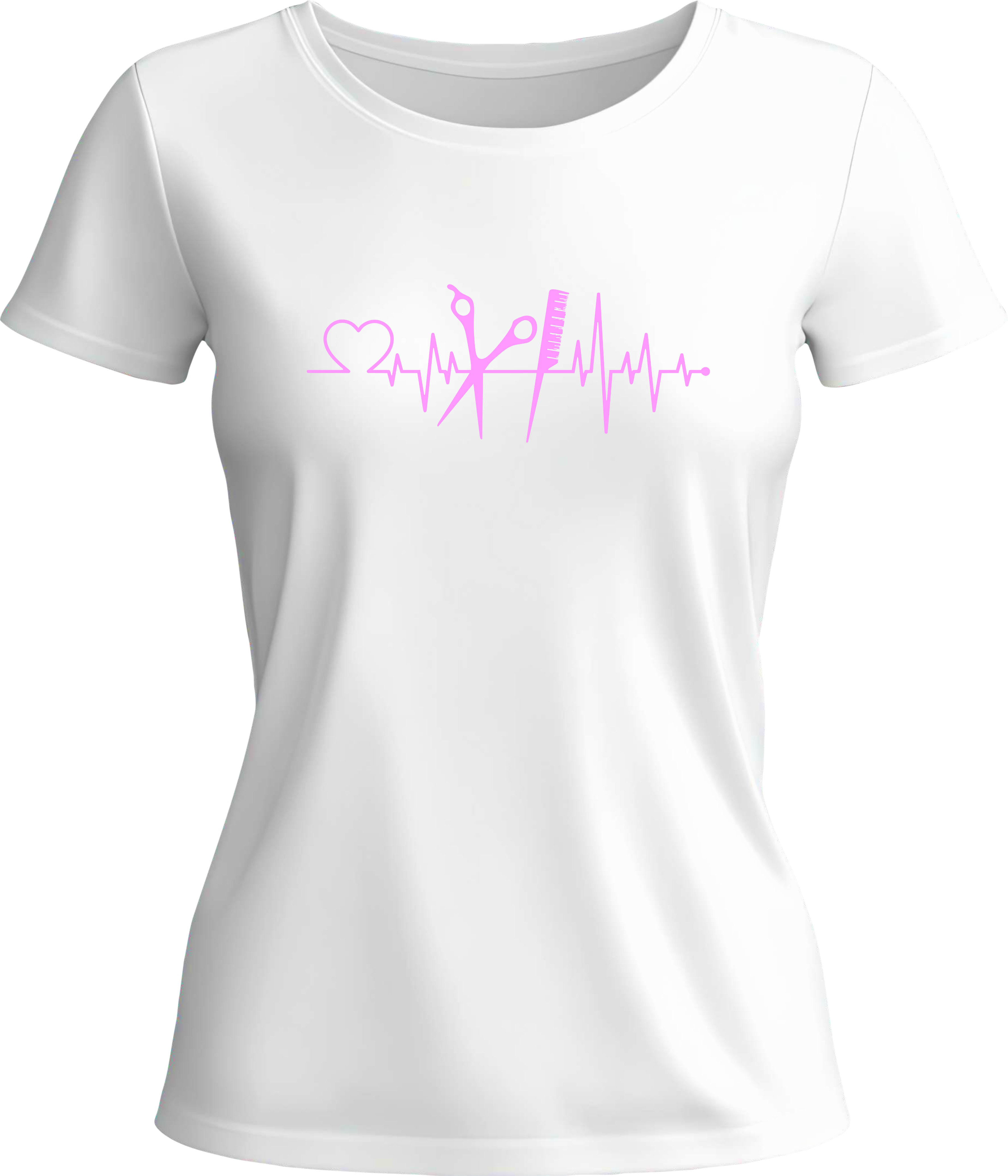 Тениска Heart line фризьорка