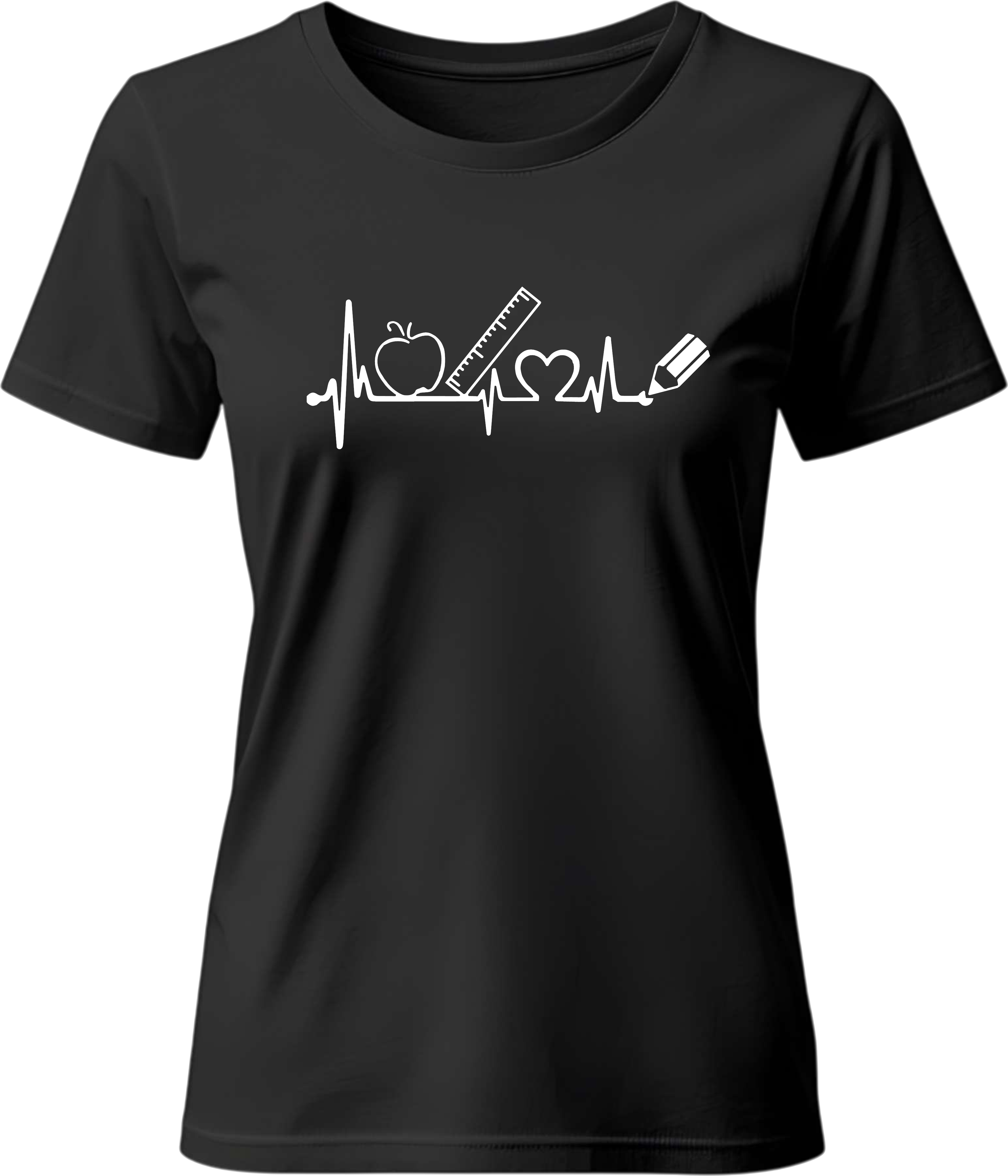 Тениска Heart line teacher