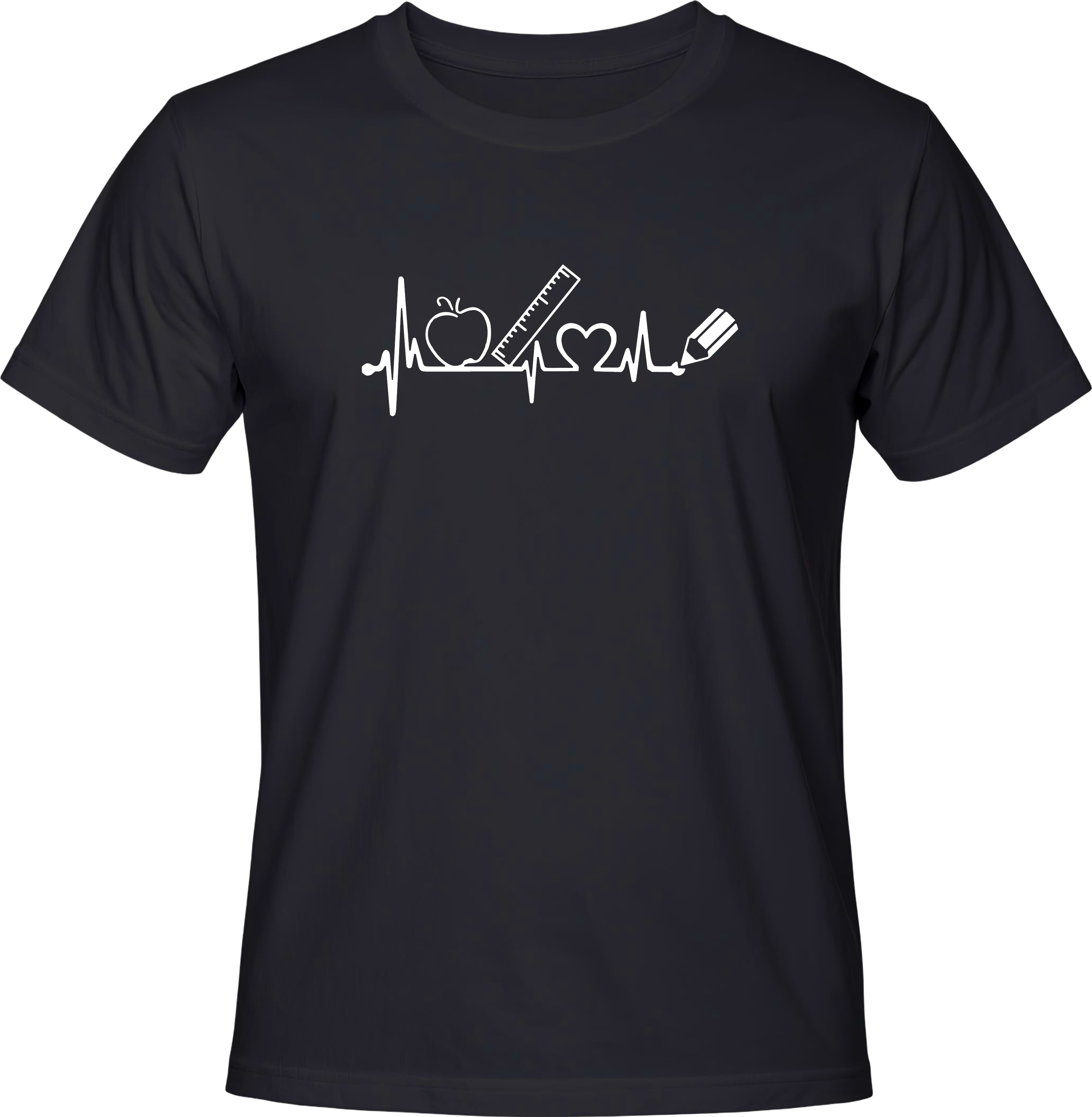 Тениска Heart line teacher