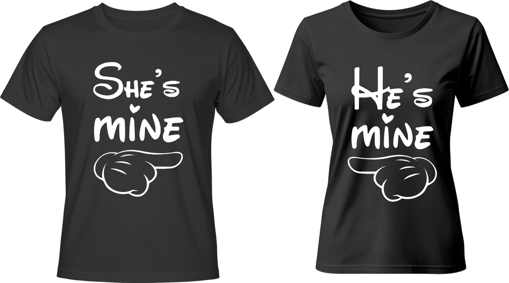 Тениски She's mine / He's mine