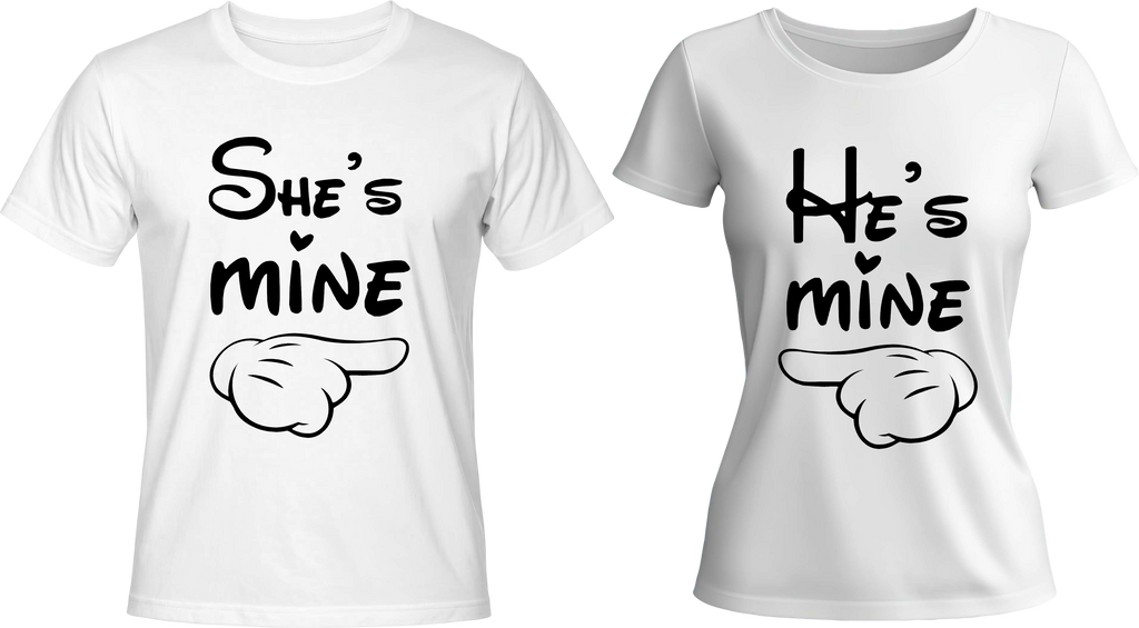 Тениски She's mine / He's mine