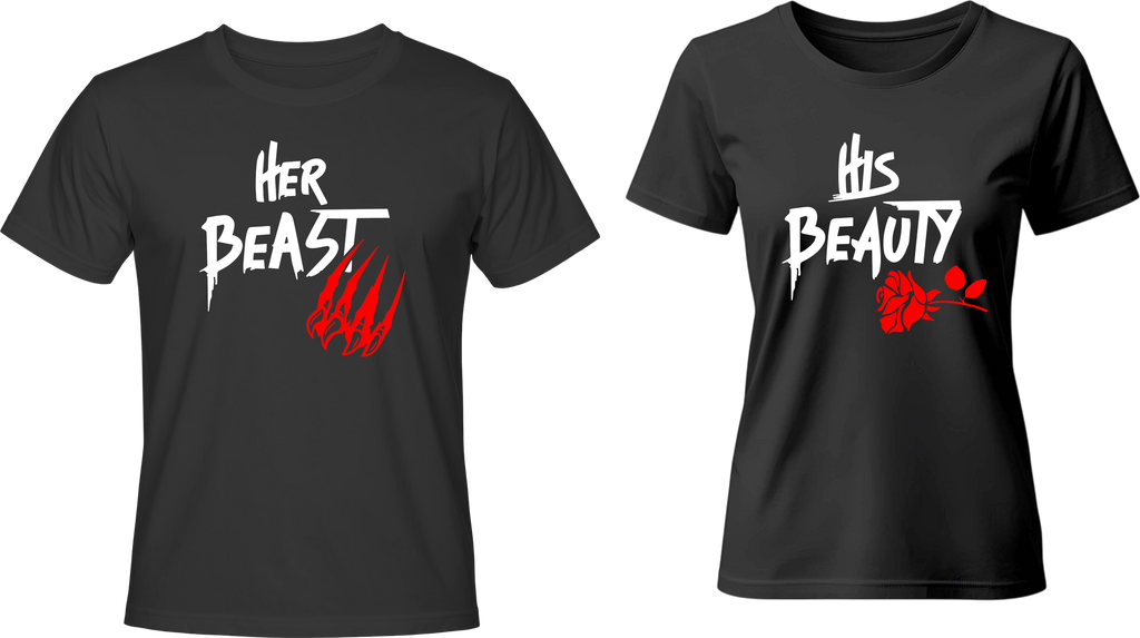 Тениски Her Beast / His Beauty