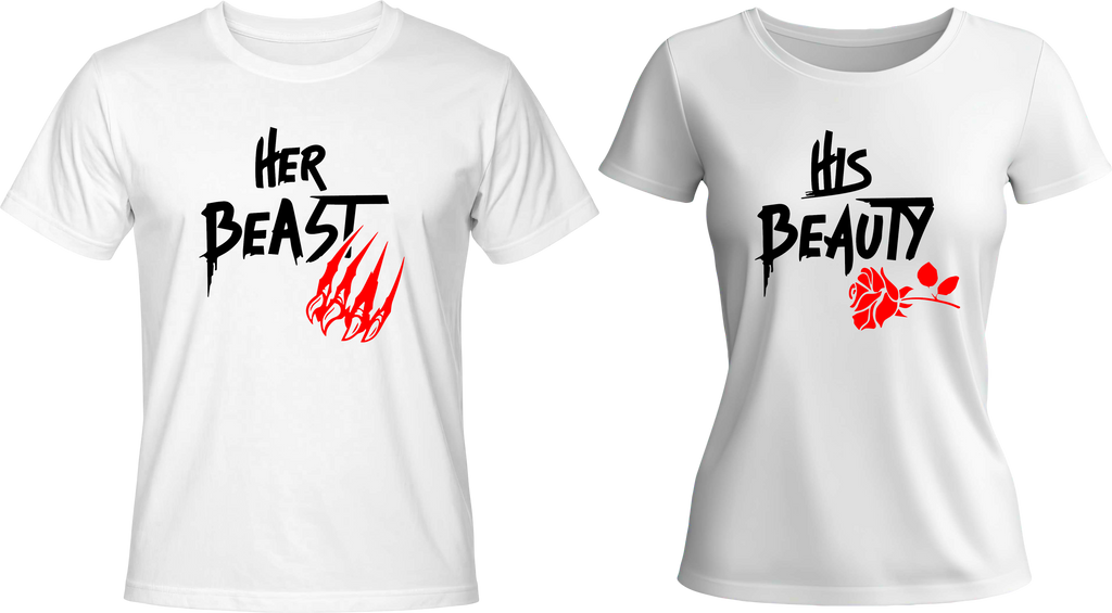 Тениски Her Beast / His Beauty
