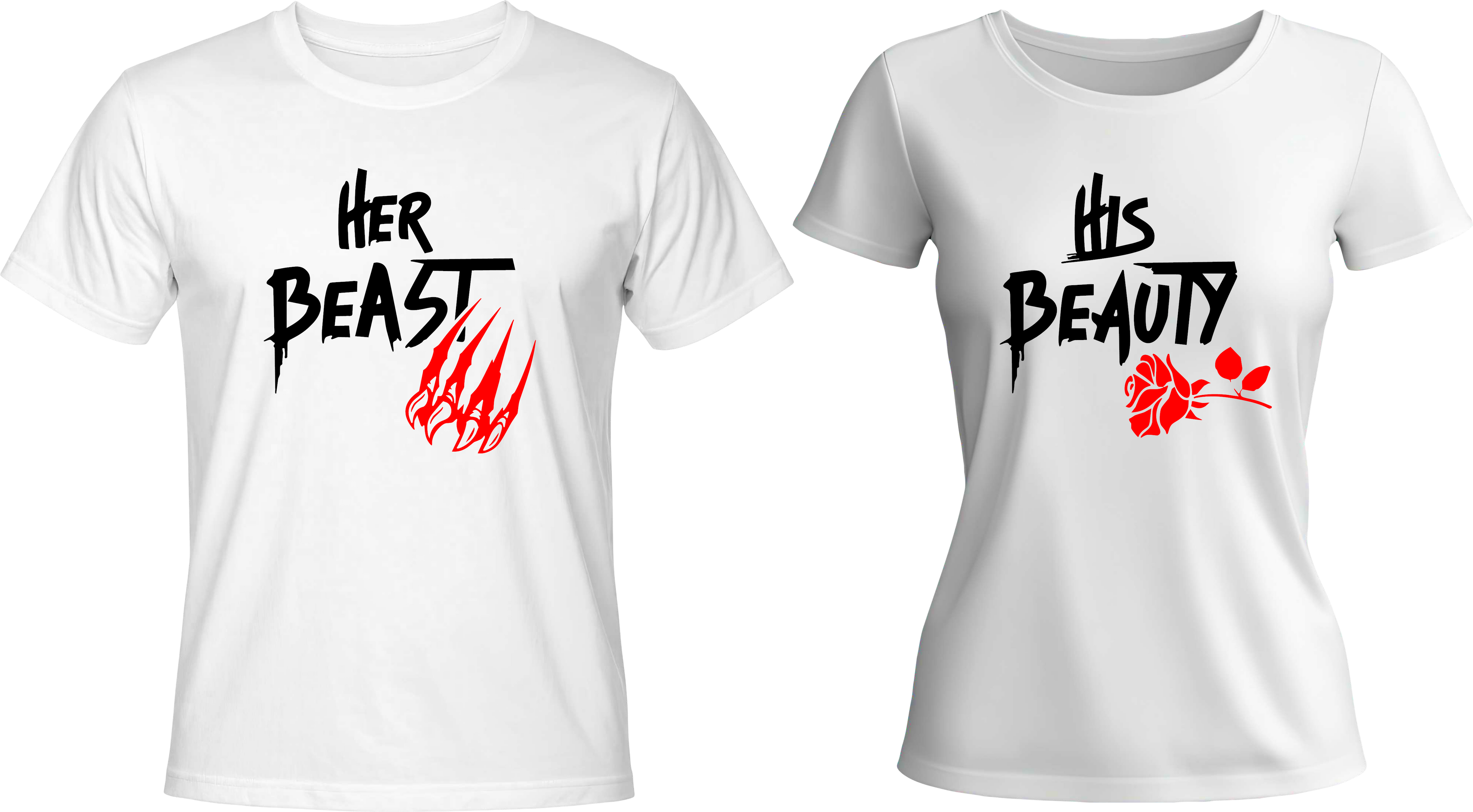 Тениски Her Beast / His Beauty