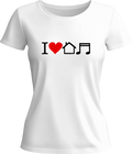 Тениска I love house music