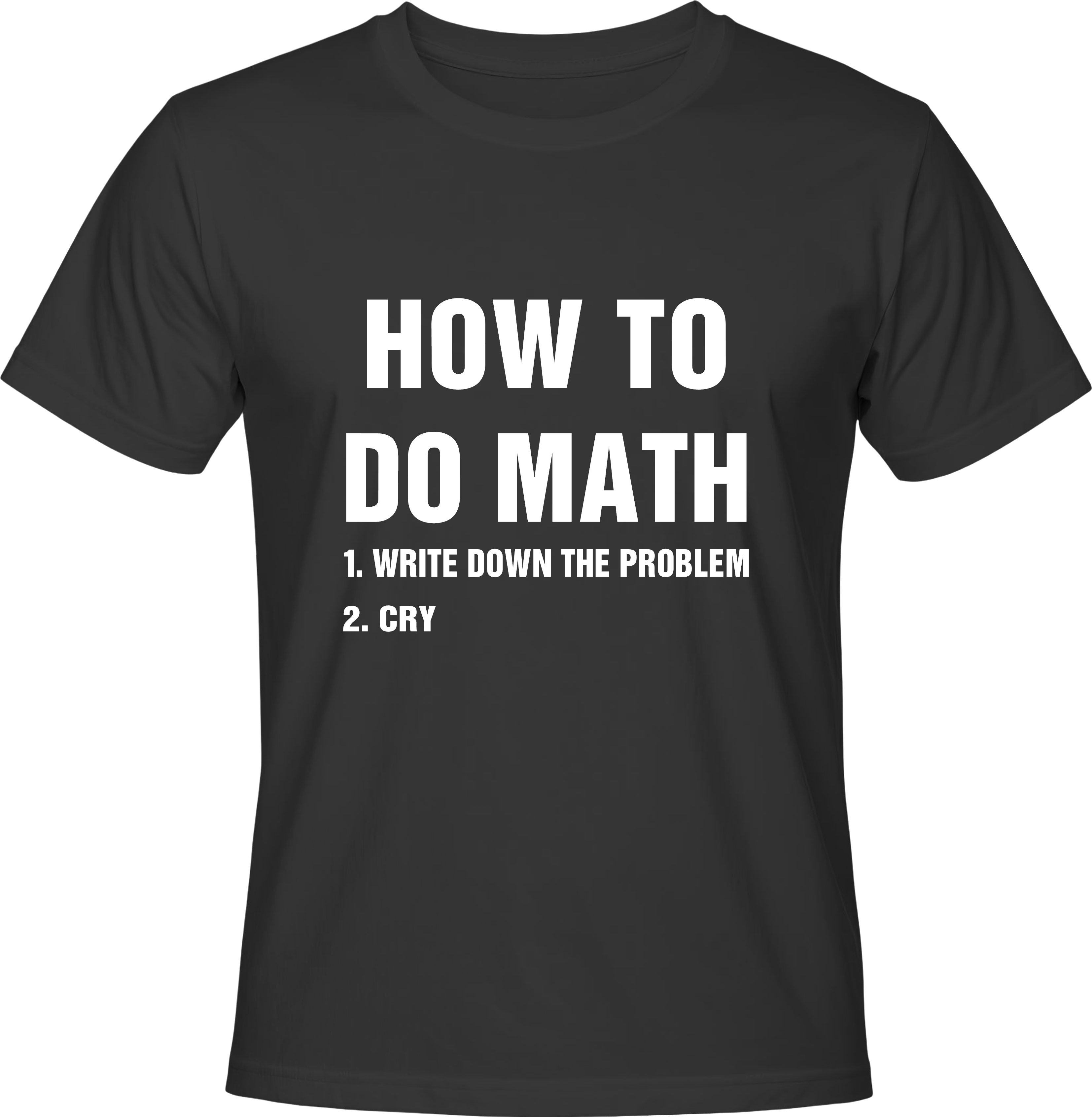 Тениска HOW TO DO MATH