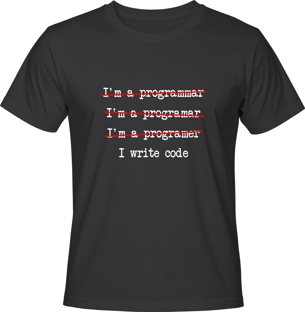 Тениска I write code