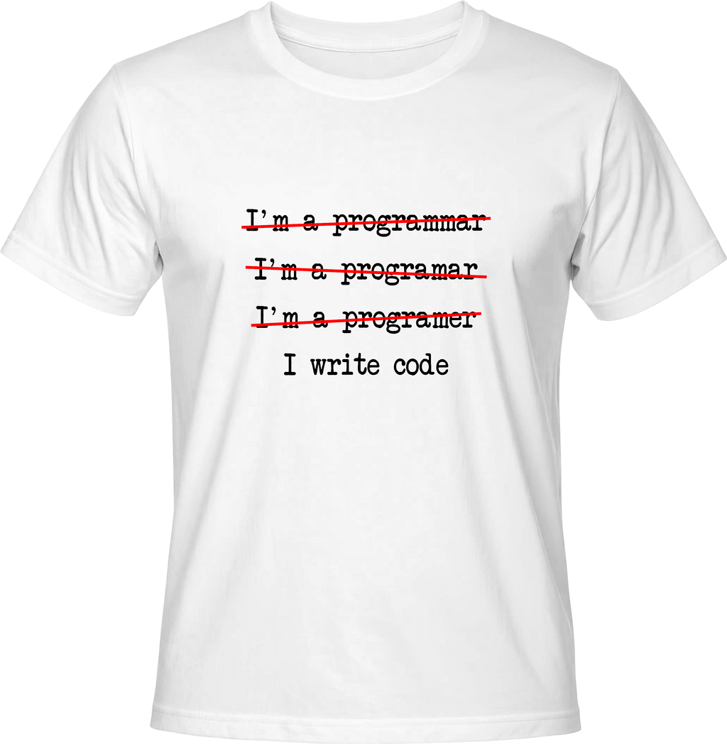 Тениска I write code