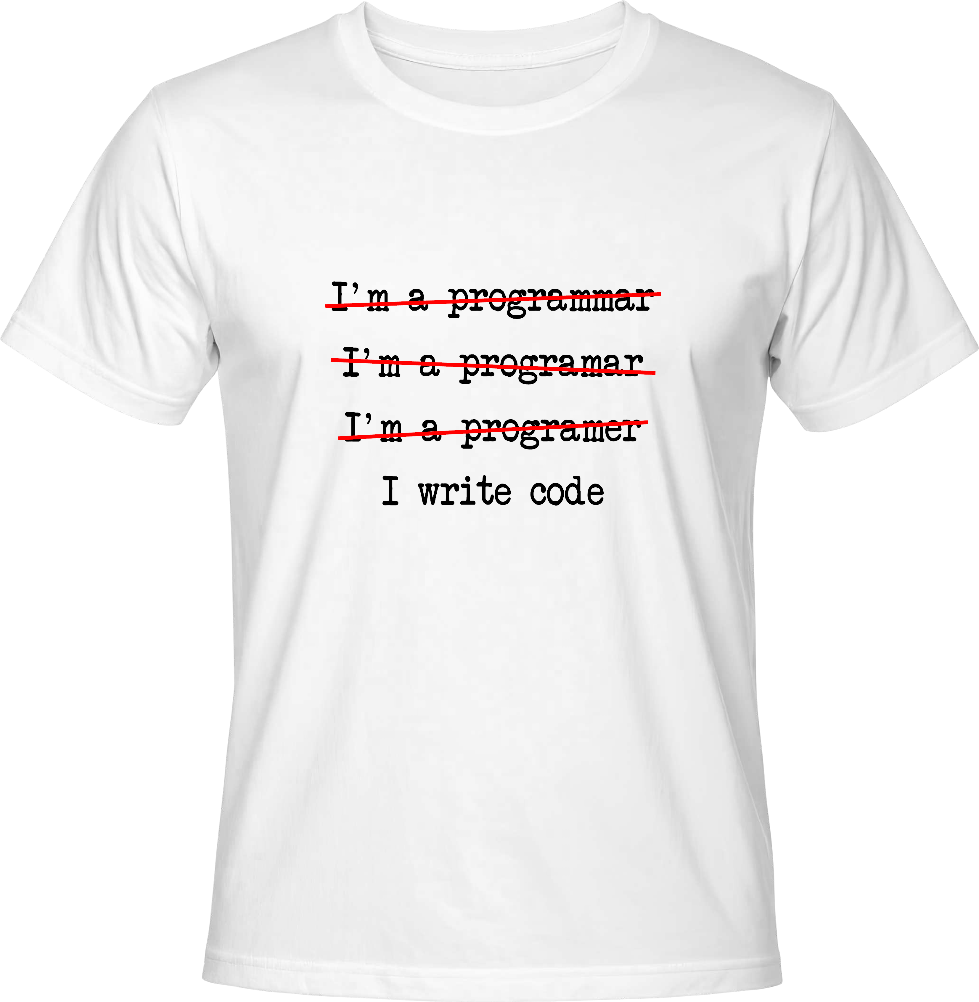 Тениска I write code
