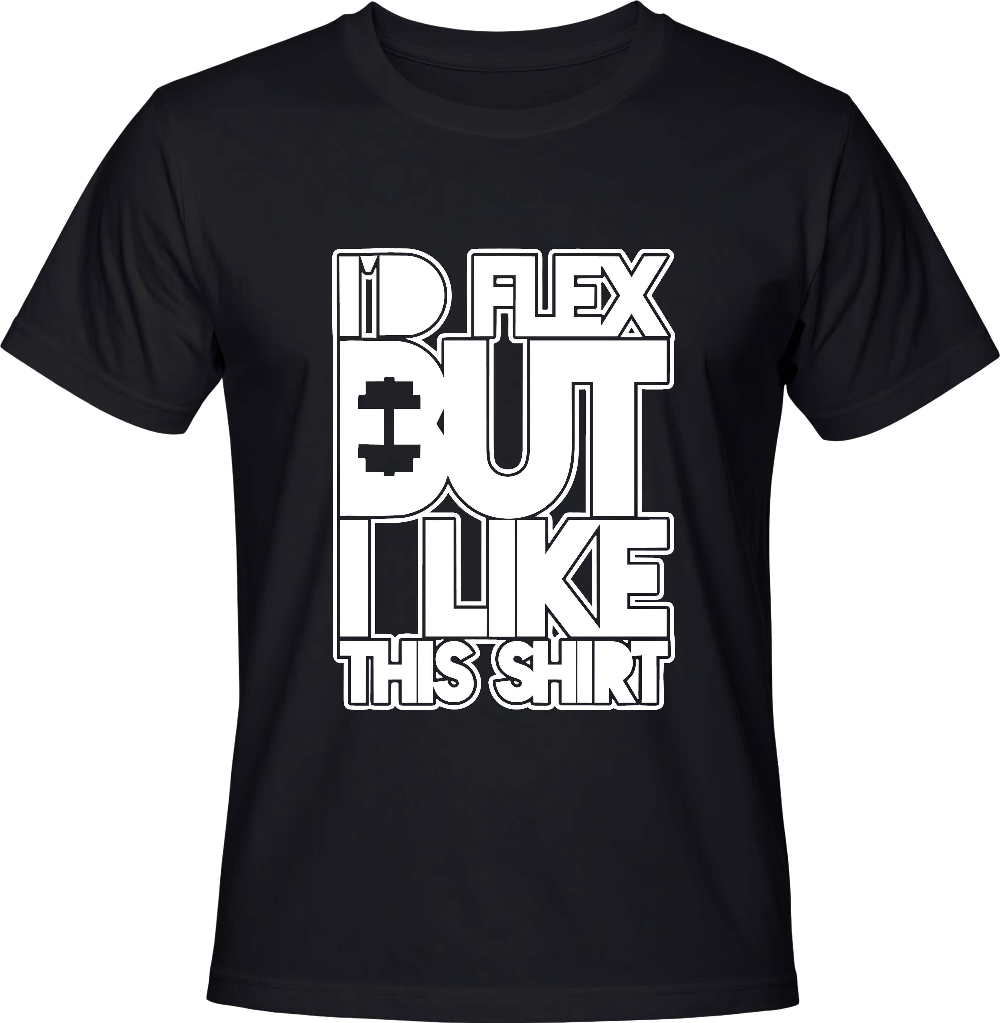 Тениска I'd flex but I like this shirt