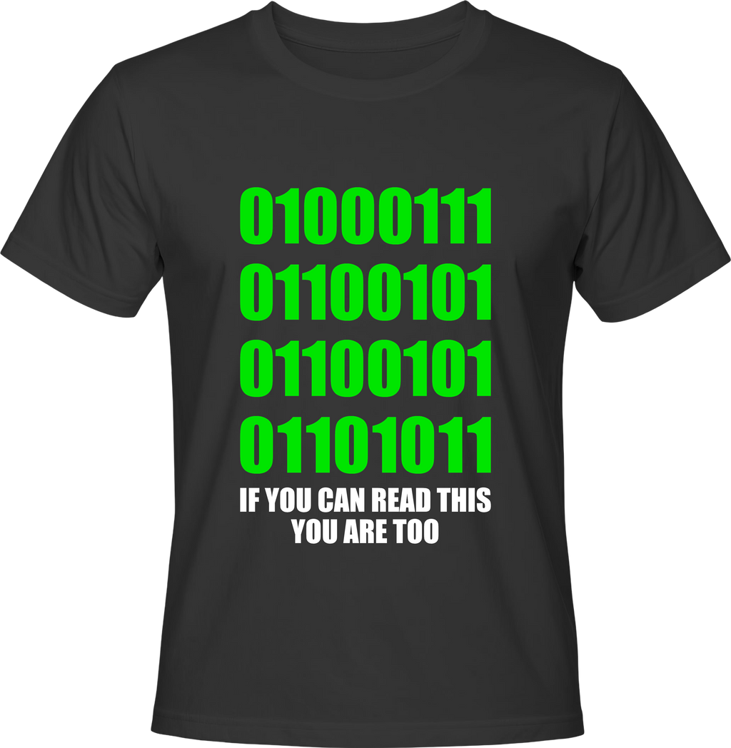 Тениска 0100011 if you can read this