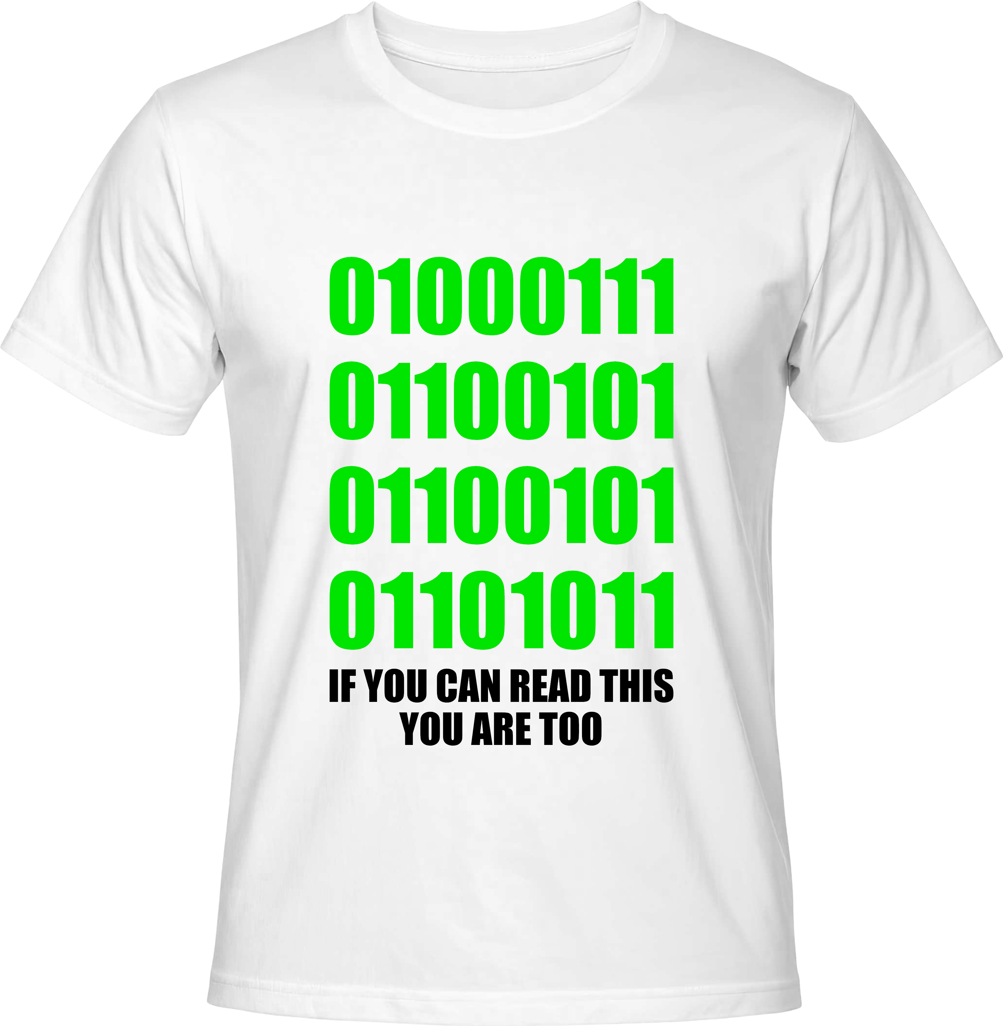 Тениска 0100011 if you can read this