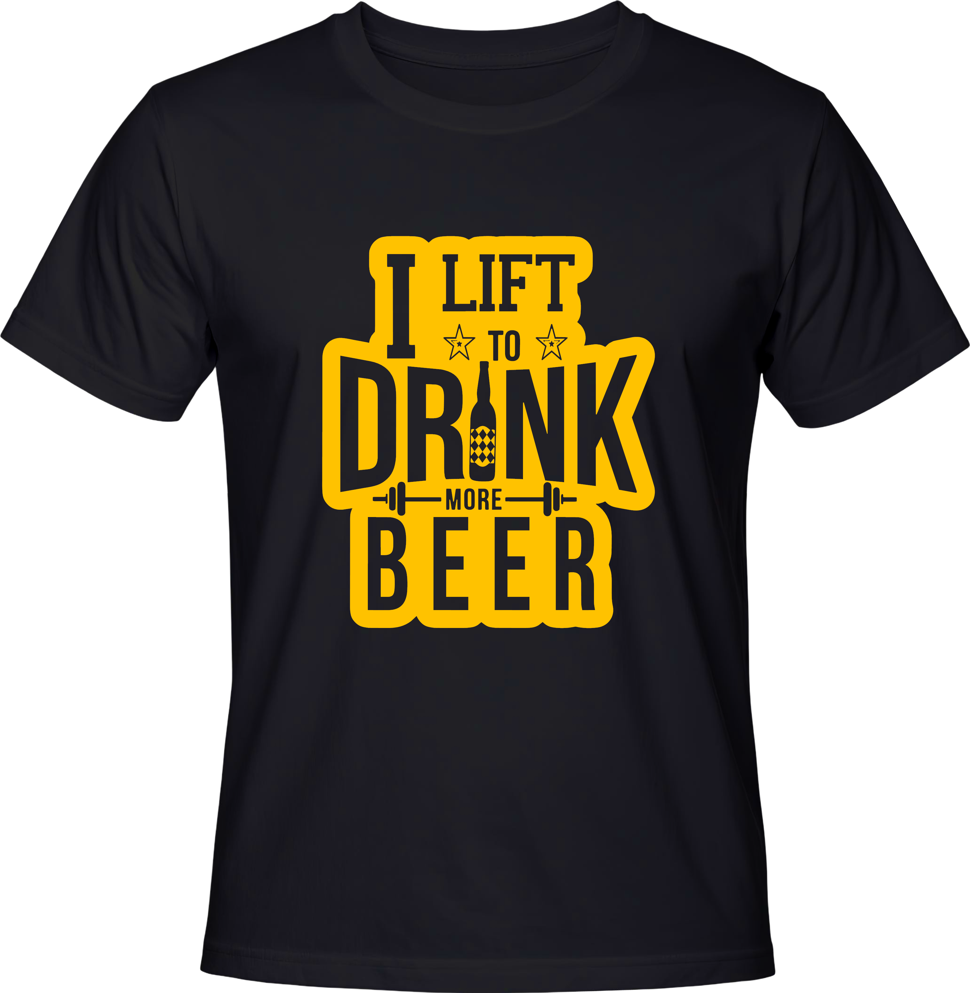 Тениска I lift to drink more beer
