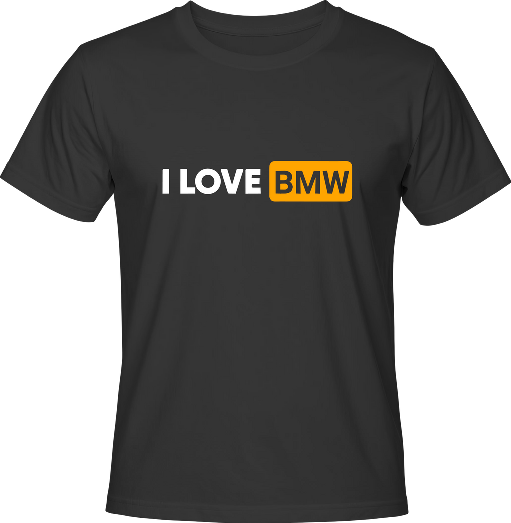 Тениска I LOVE BMW