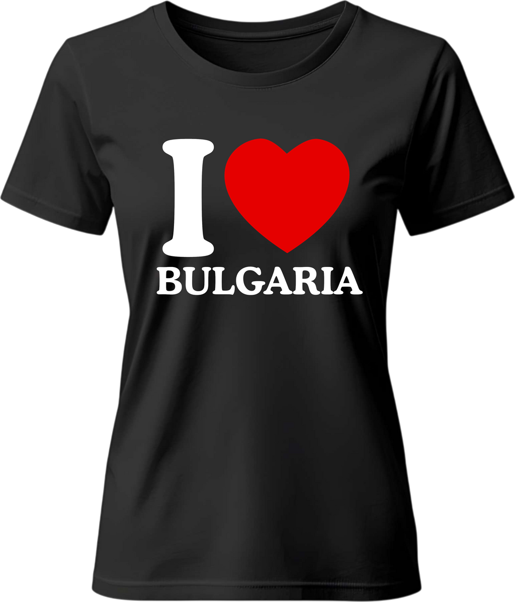 Тениска I love Bulgaria