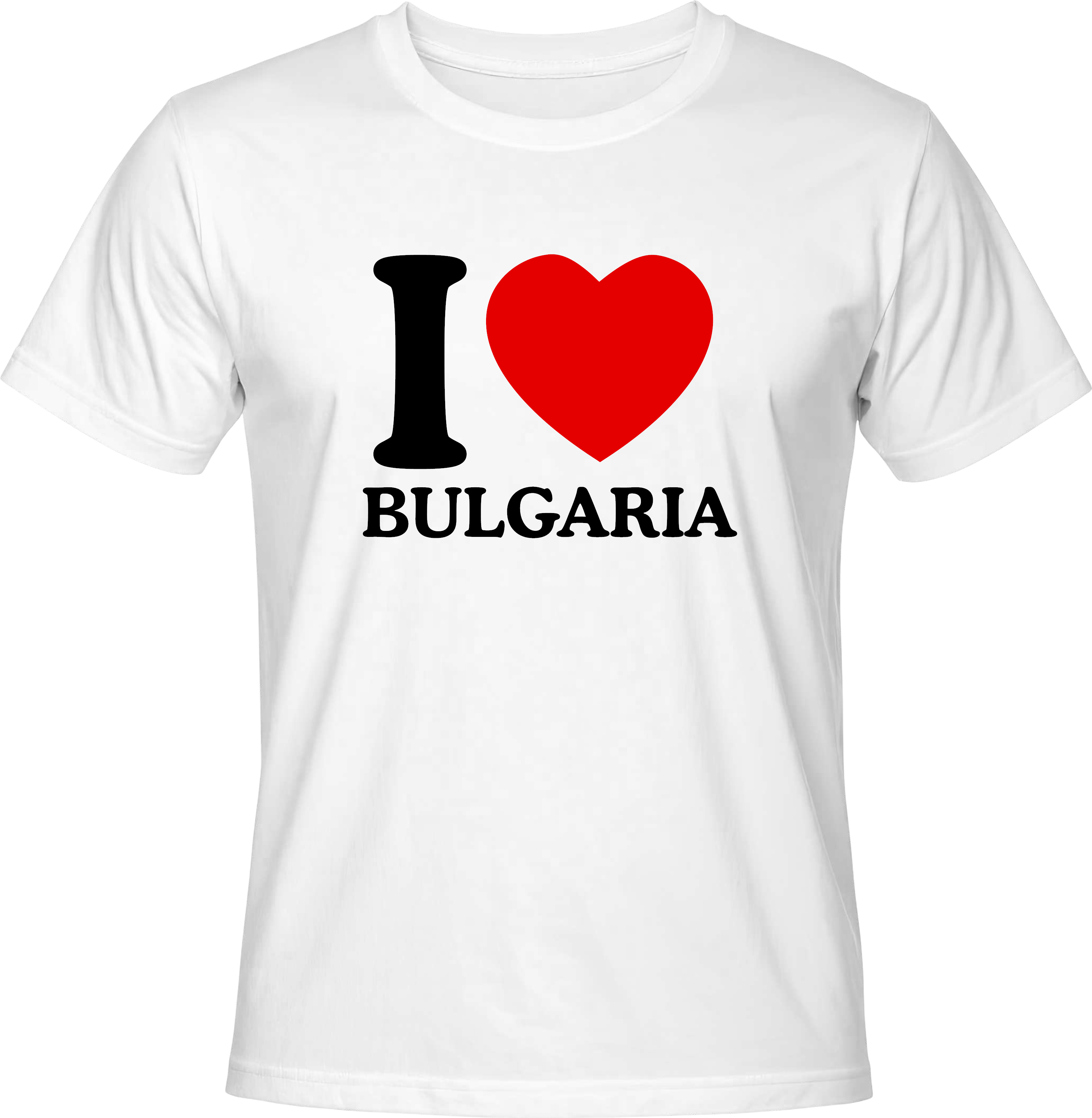 Тениска I love Bulgaria