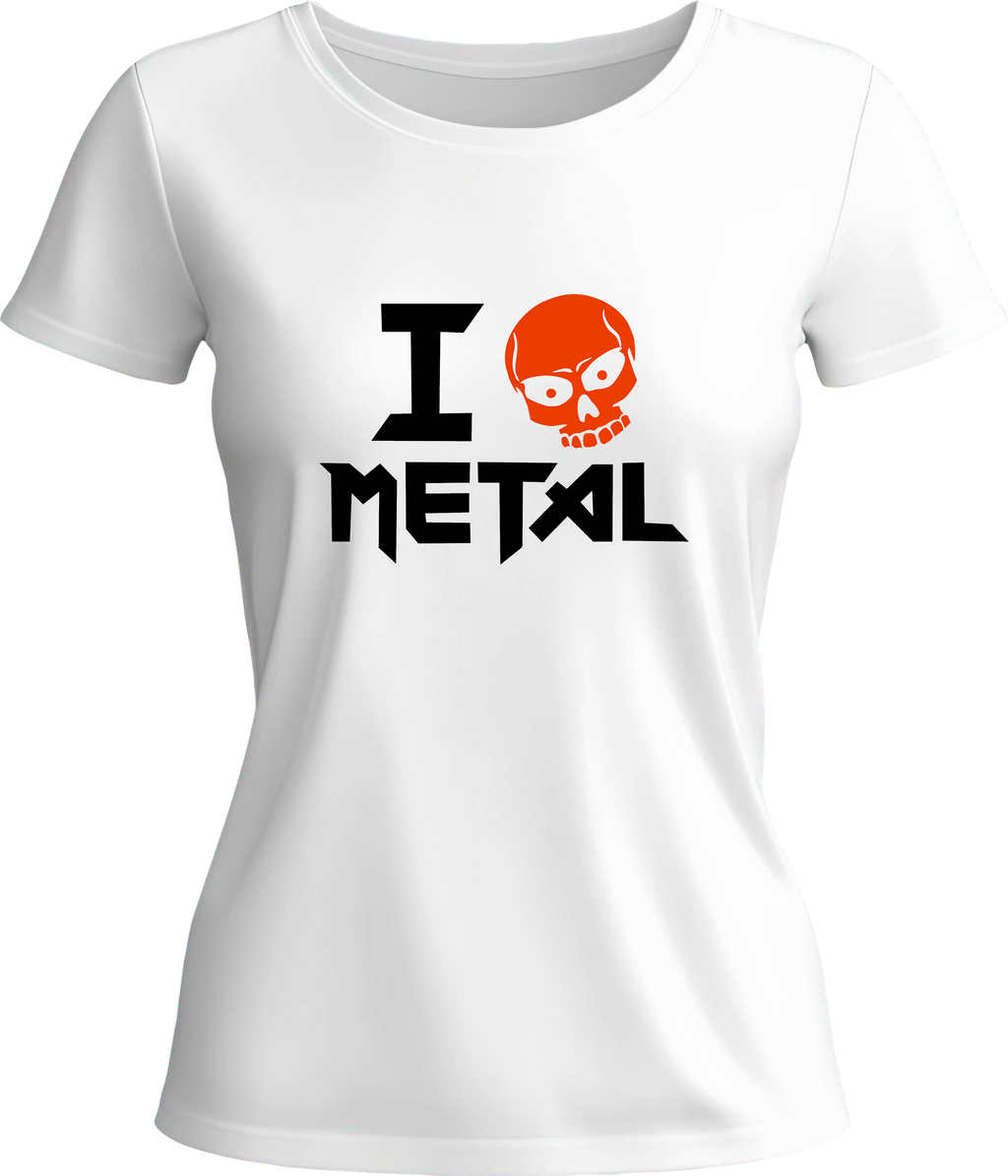 Тениска I LOVE METAL