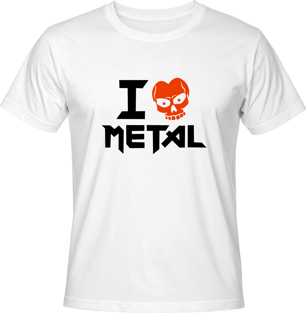Тениска I LOVE METAL