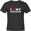 Тениска I love my Mercedes