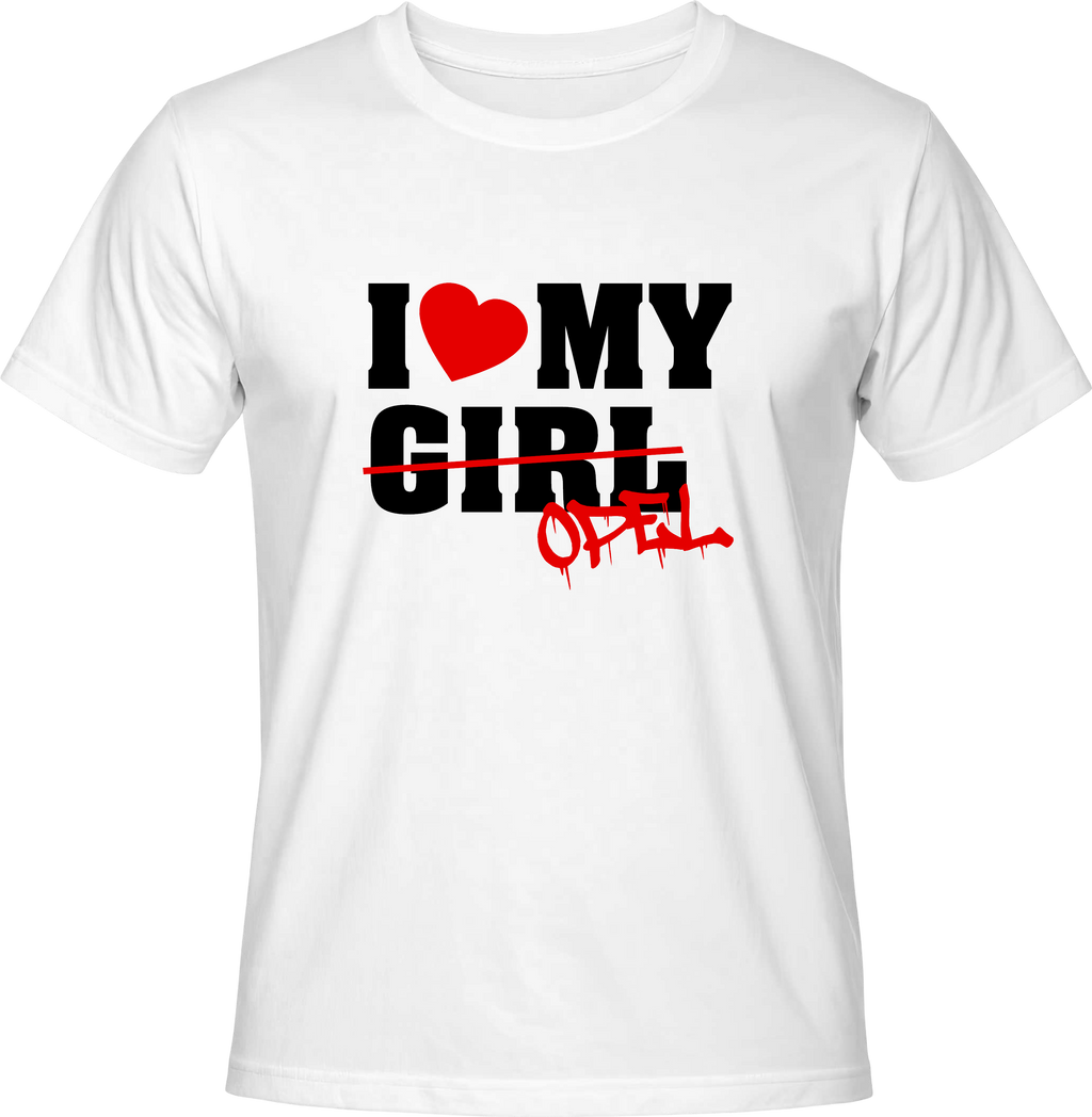 Тениска Love my OPEL