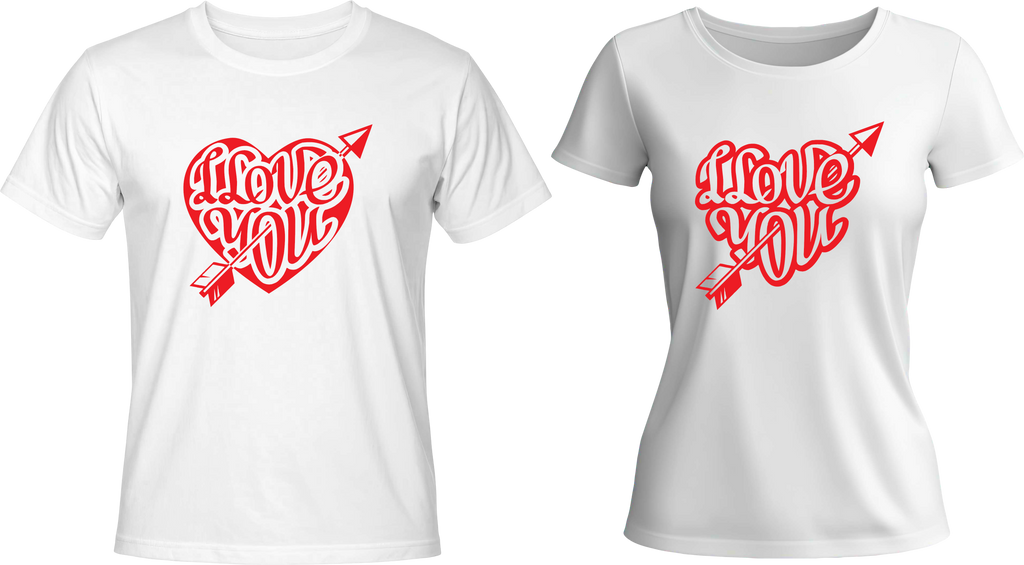 Тениски I LOVE YOU (heart)