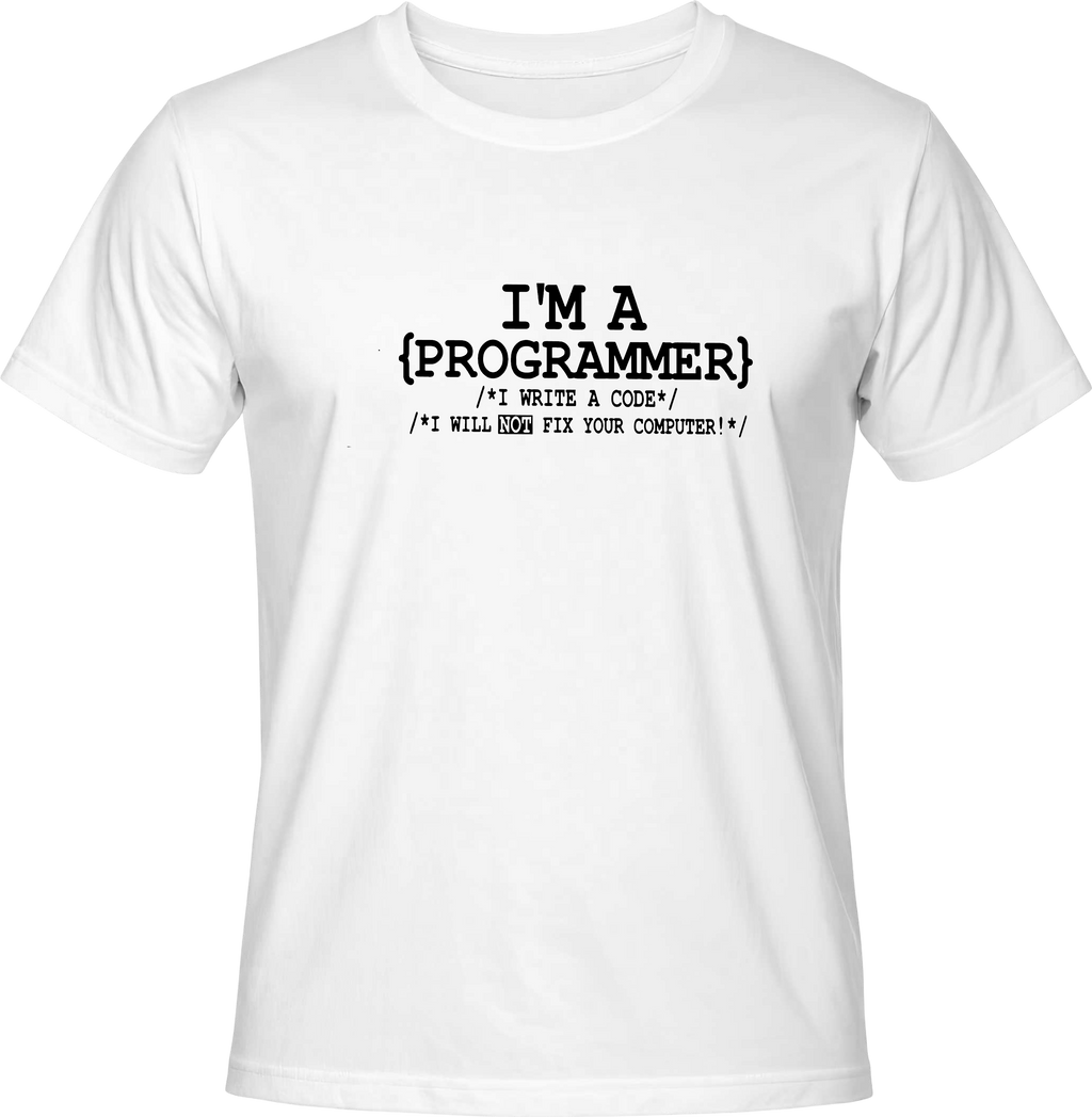 Тениска I'm a programmer