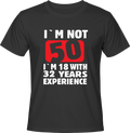 Тениска I'M NOT 50