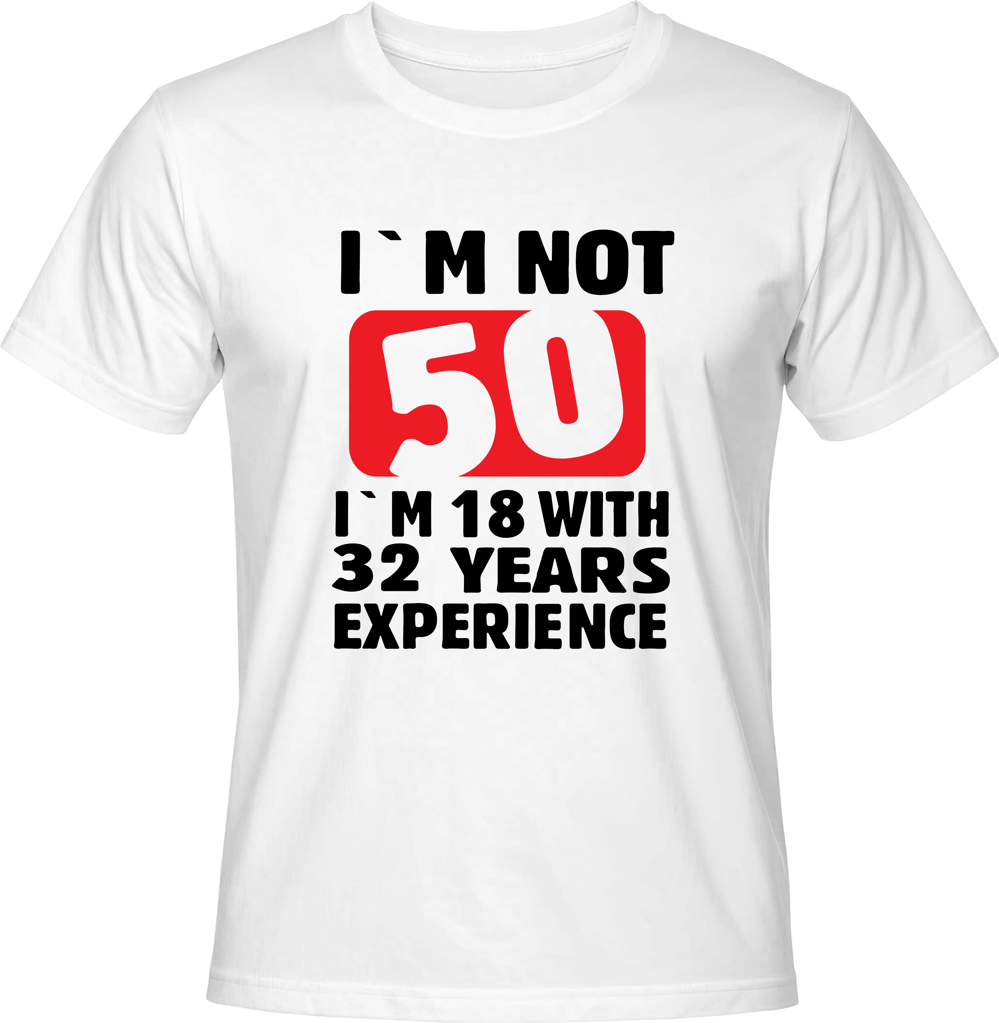 Тениска I'M NOT 50