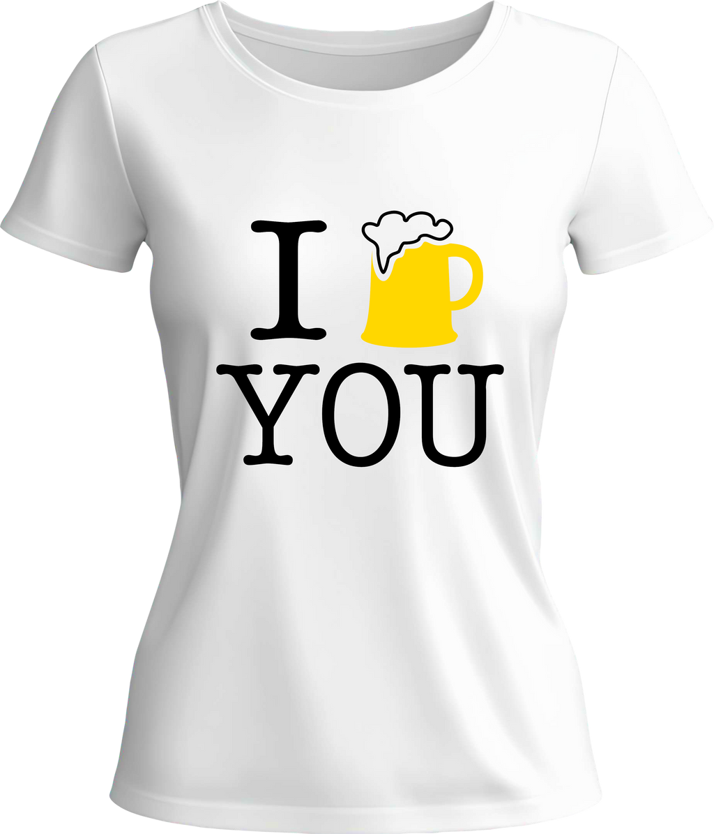 Тениска I beer you!