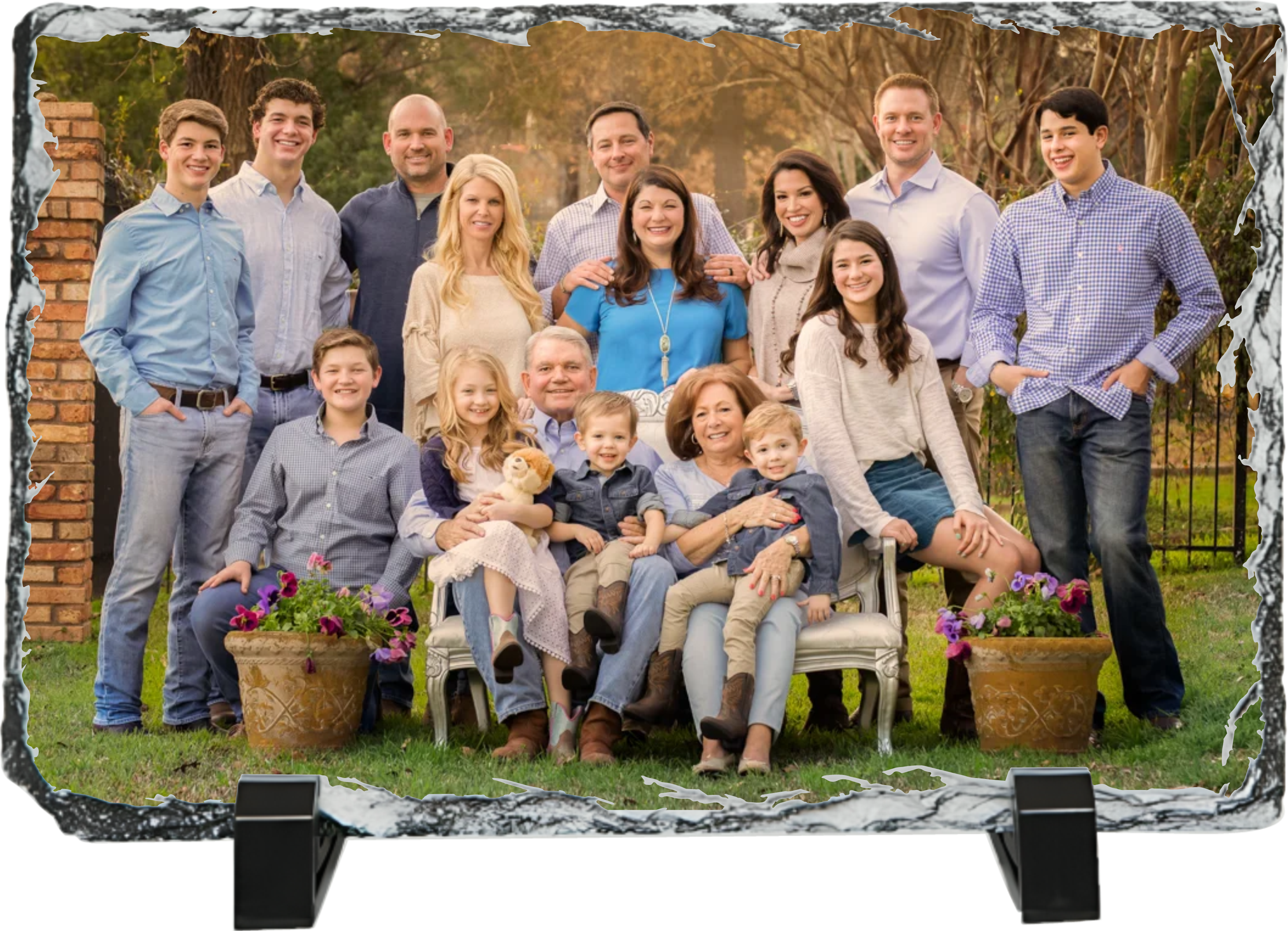 Камък със снимка (правоъгълник)