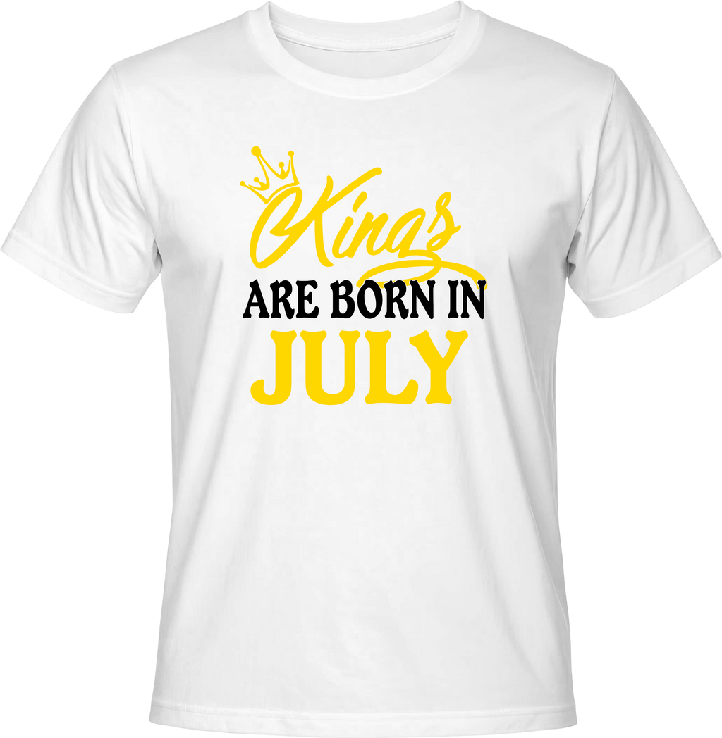 Тениска Kings are born in ...