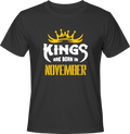 Тениска Kings are born in November