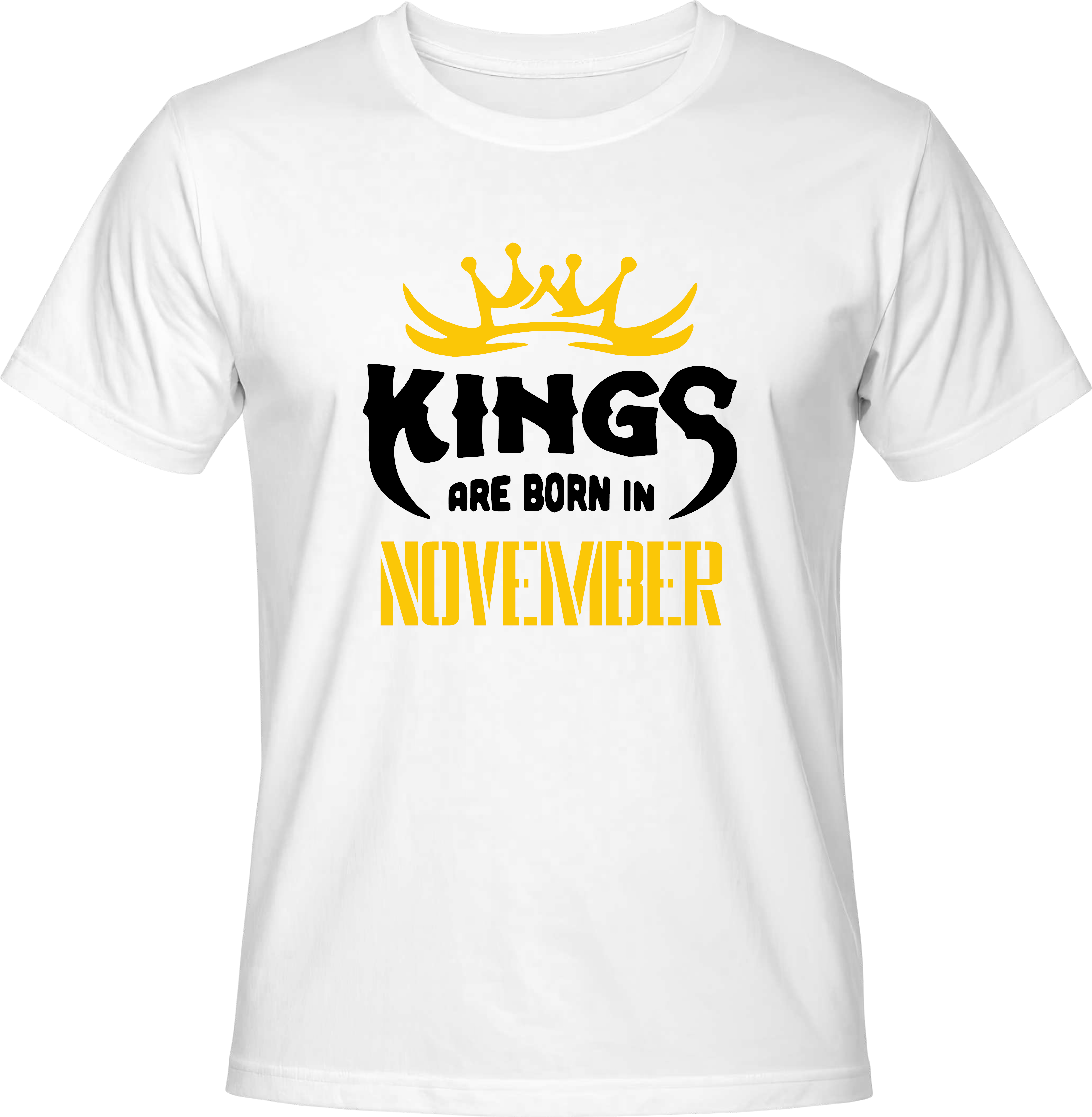 Тениска Kings are born in November