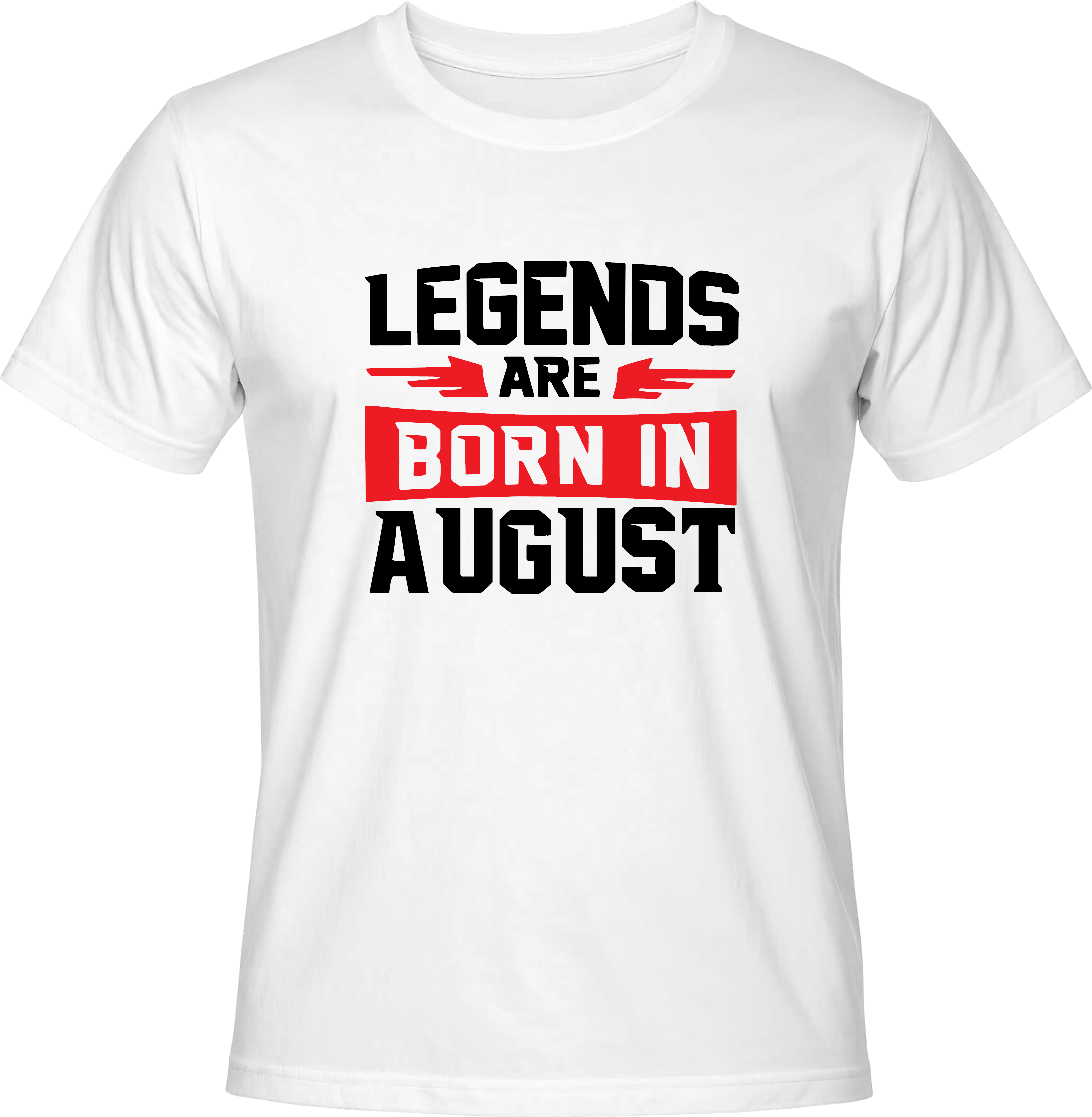 Тениска Legends are born in AUGUST