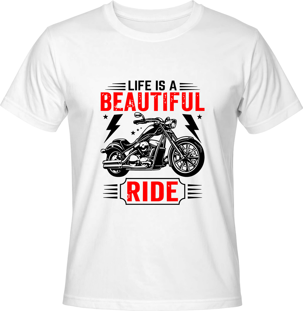 Тениска Life is a beautiful RIDE