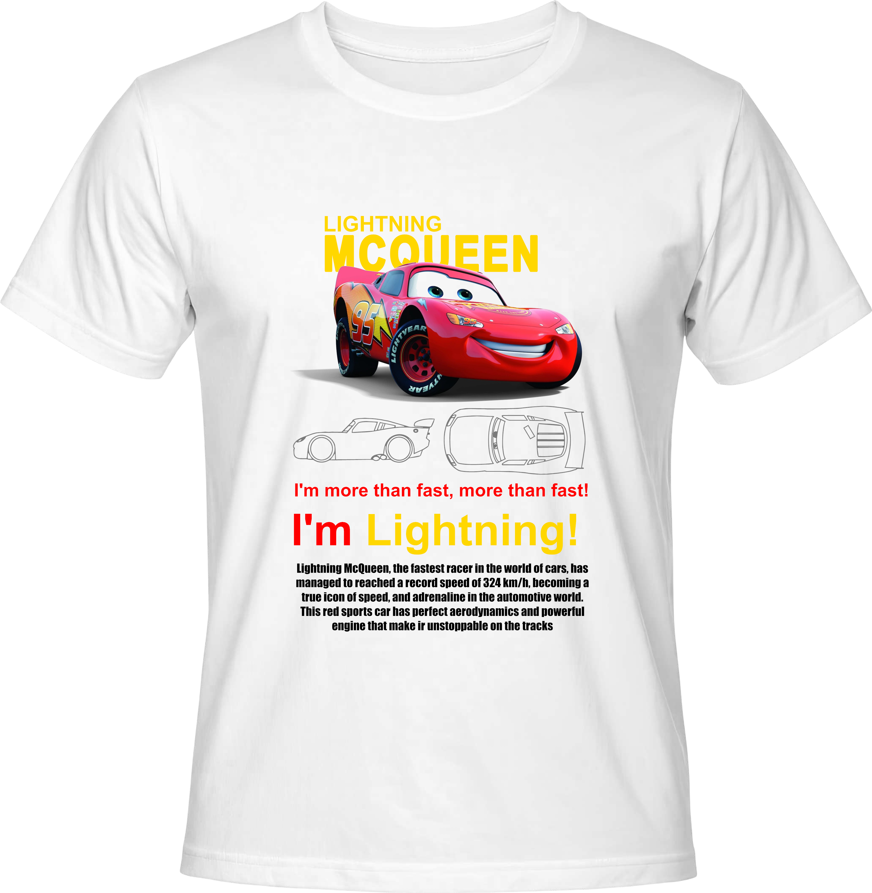 Тениска LIGHTNING MCQUEEN