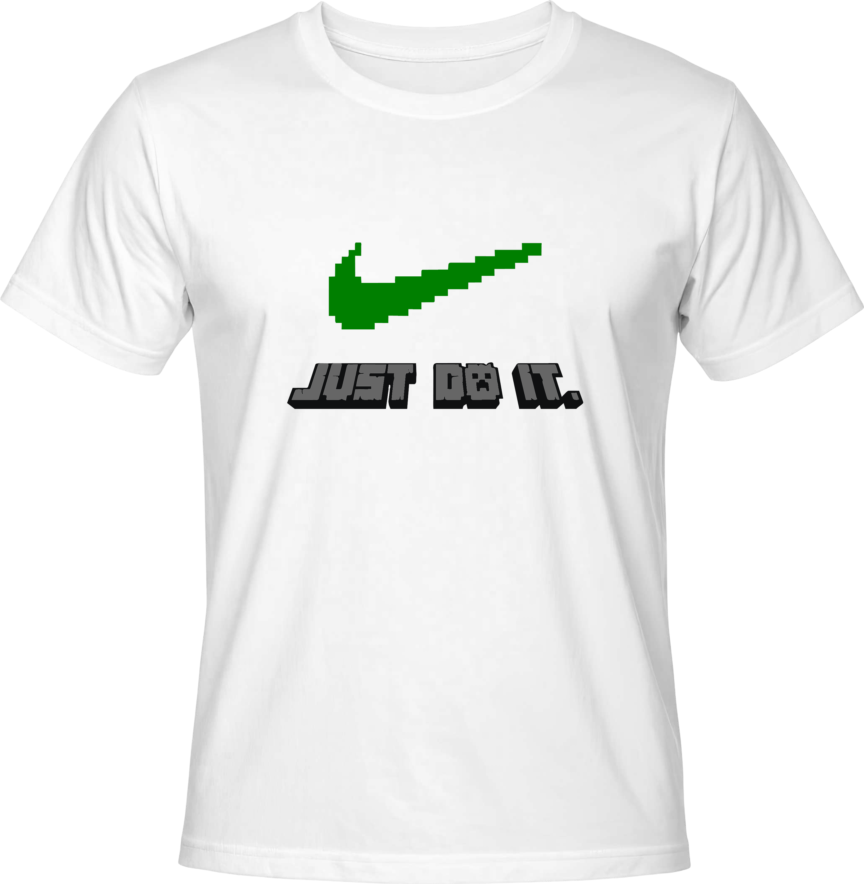 Тениска Minecraft just do it.