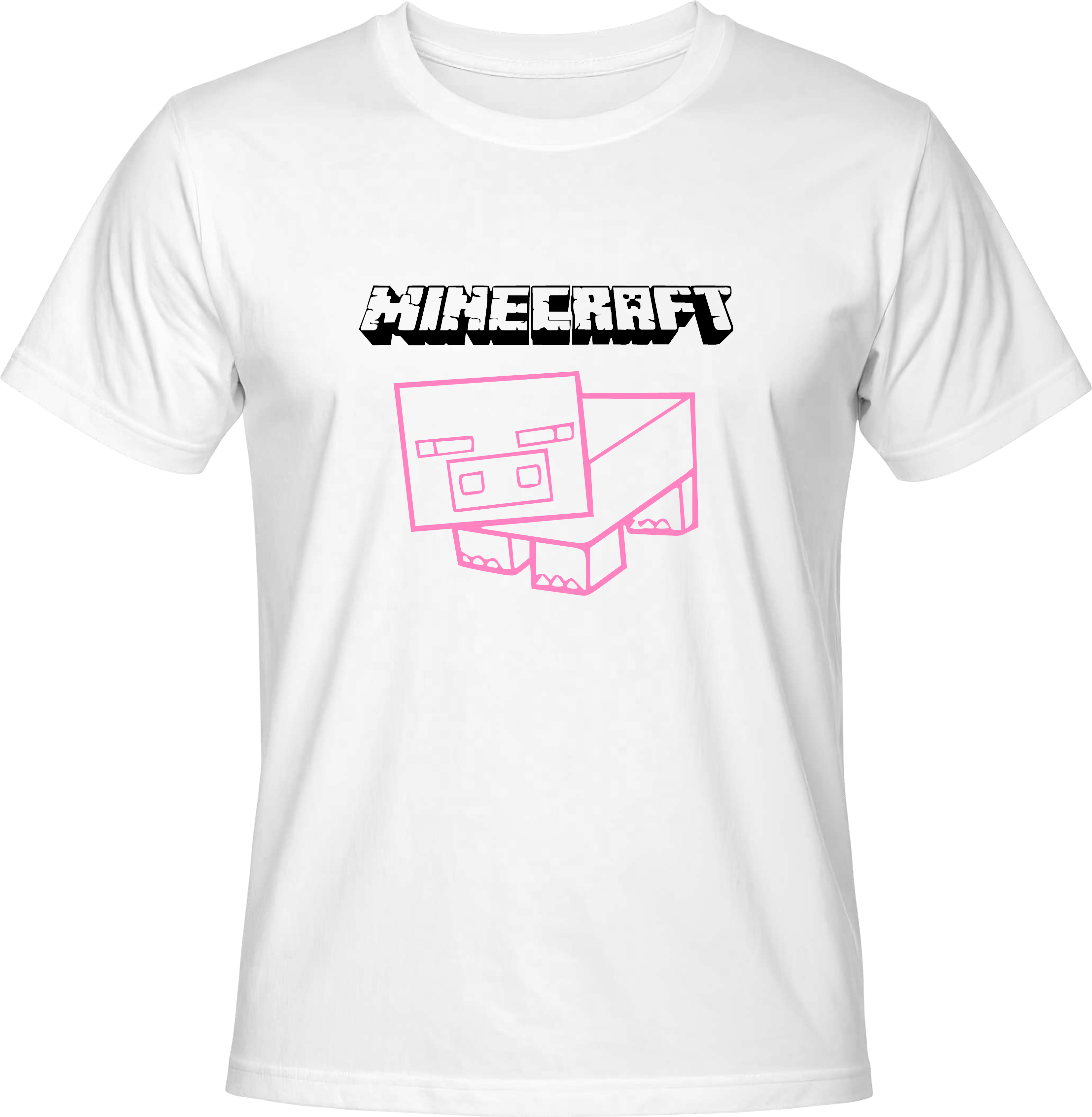 Тениска Minecraft Pig