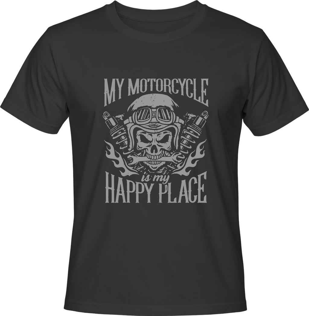 Тениска My Motorcycle is My Happy Place